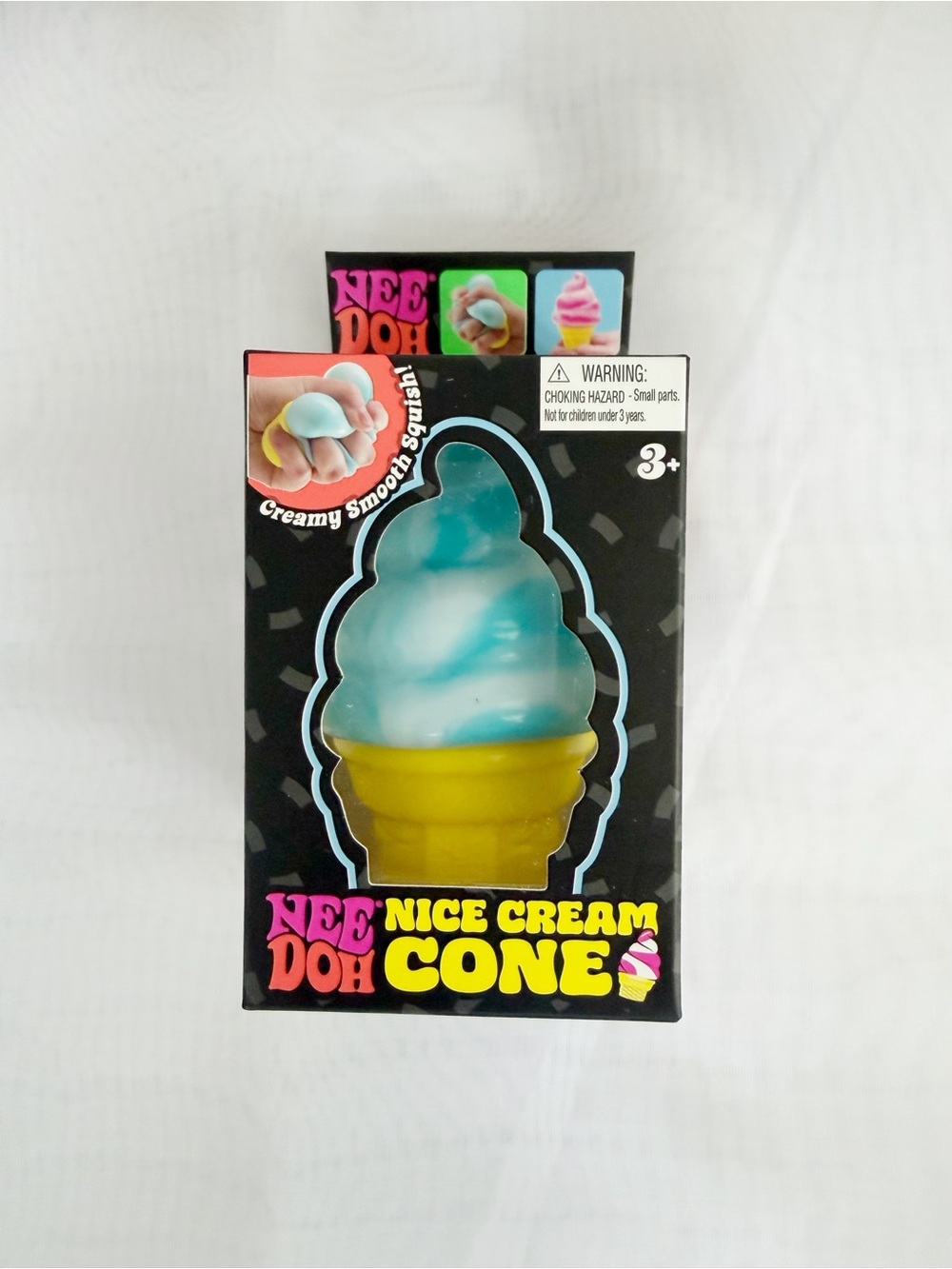 Rare Blue NeeDoh Nice Cream Cone Squishy Sealed NEW Sensory Fidget 💙🍦